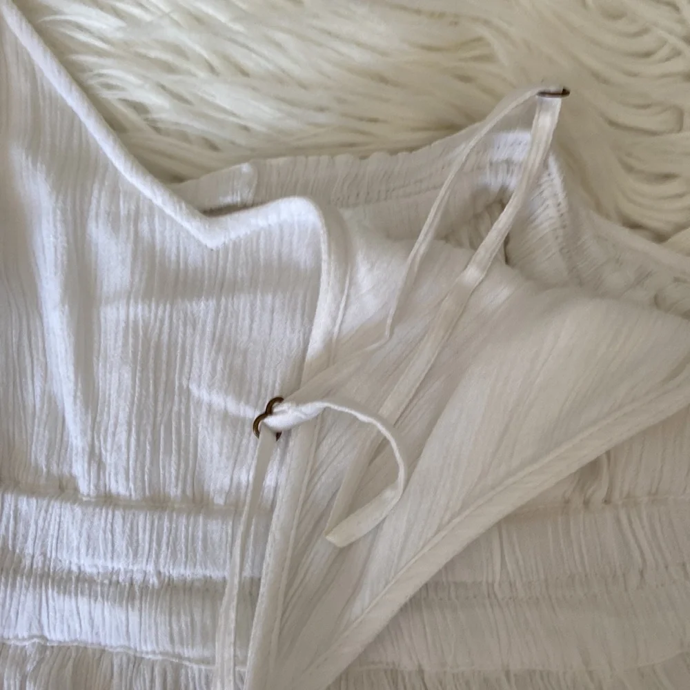 ONEILL shirt size M brand new with tag with adjustable strings white color - Picture 3 of 9